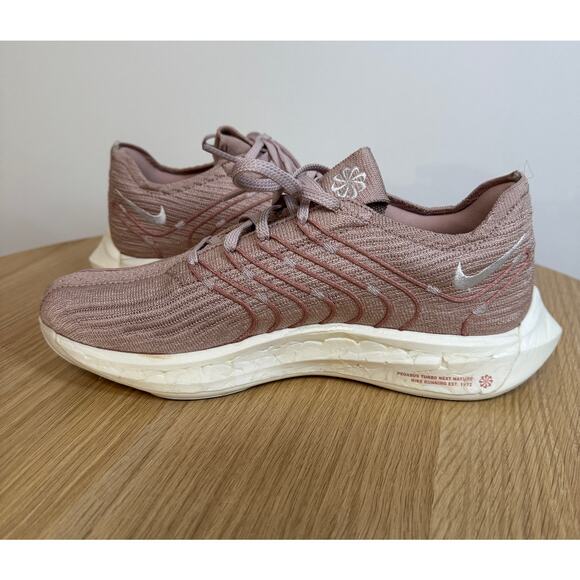 Nike Pegasus Turbo Next Nature Running SHoe Pink Mauve knit - Picture 3 of 8
